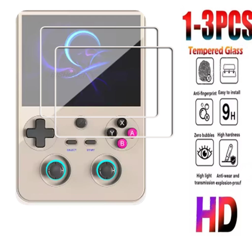 2IN1 9H HD Tempered Glass  For ANBERNIC RG477V 4.7inch ANBERNICRG477V Screen Protector Cover Film