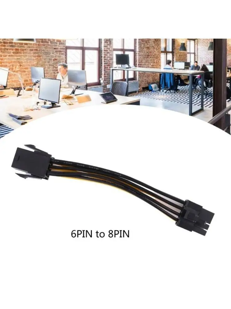 31BA Graphics Card 6P To 8P 6Pin To 8Pin CPU Graphics Card Chassis Power Adapter Line