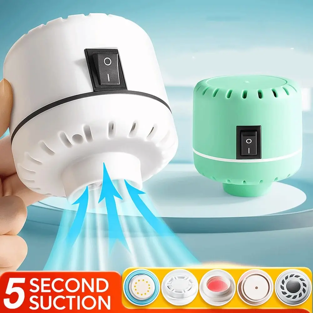 

Plastic Compressed Bag Electric Pump Space Saving Inflatable Mini Vacuum Sealer Machine Powerful Labor Saving