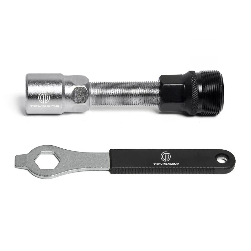 

Bike Crank Extractor with 16mm Spanner Wrench, Bicycle Crank Removal Tool Crank Puller Tool