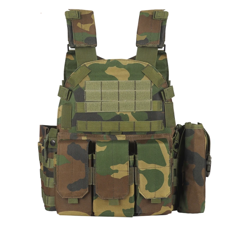 Children's Camouflage Tactical Vest Multi-functional Breathable Vest Stab Resistant Outdoor Sports Training Equipment