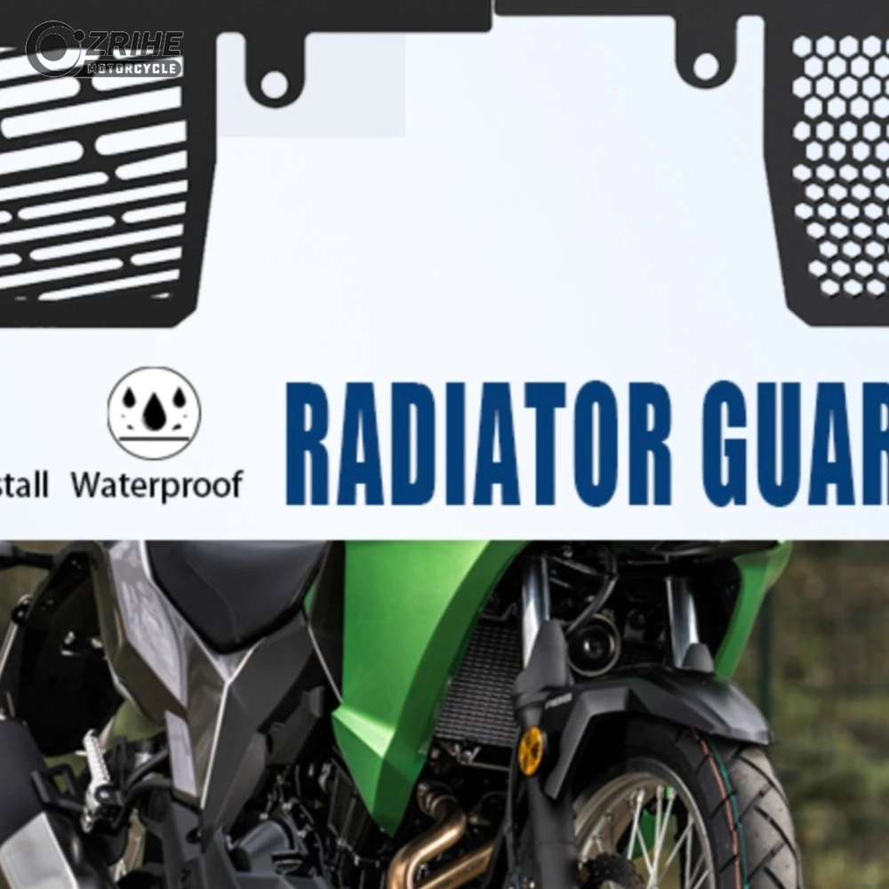 

For Kawasasi VERSYS300 VERSYS 300 X300 KLE300 Radiator and Cylinder Head Engine Guard Complete Set VERSYS X-300 X 300 2017-2023