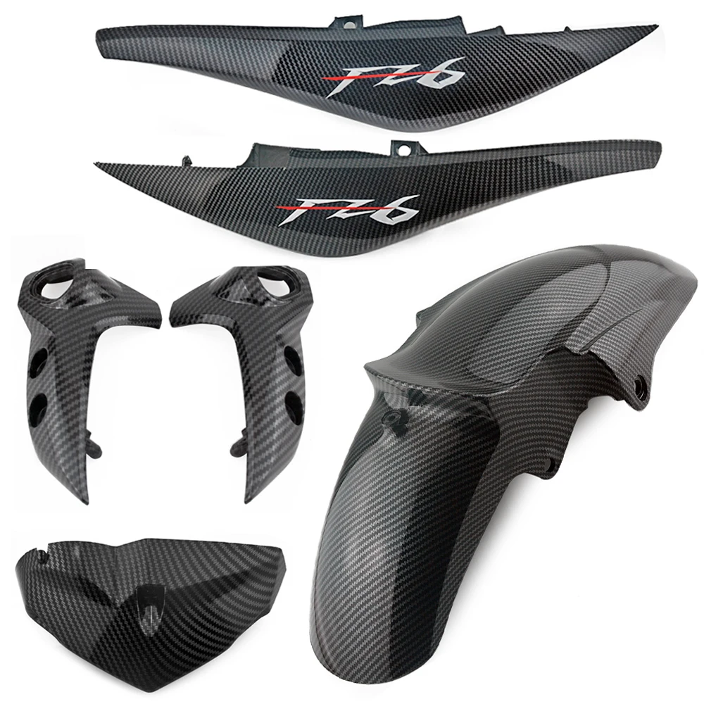 For Yamaha FZ6  2007 - 2009 Body Fairing Speedometer Tachometer Case Cover Side Upper Tail Seat Headlight Upper Side Bracket