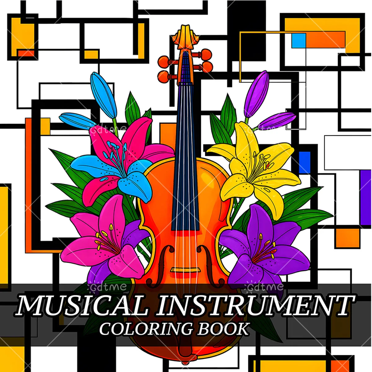 

Книжка-раскраска «МЫЗОВОЧНЫЙ ИНСТРУМЕНТ» — плотная бумага для взрослых и подростков — для снятия стресса, креативная милая книга для рисования, идея подарка «сделай сам»