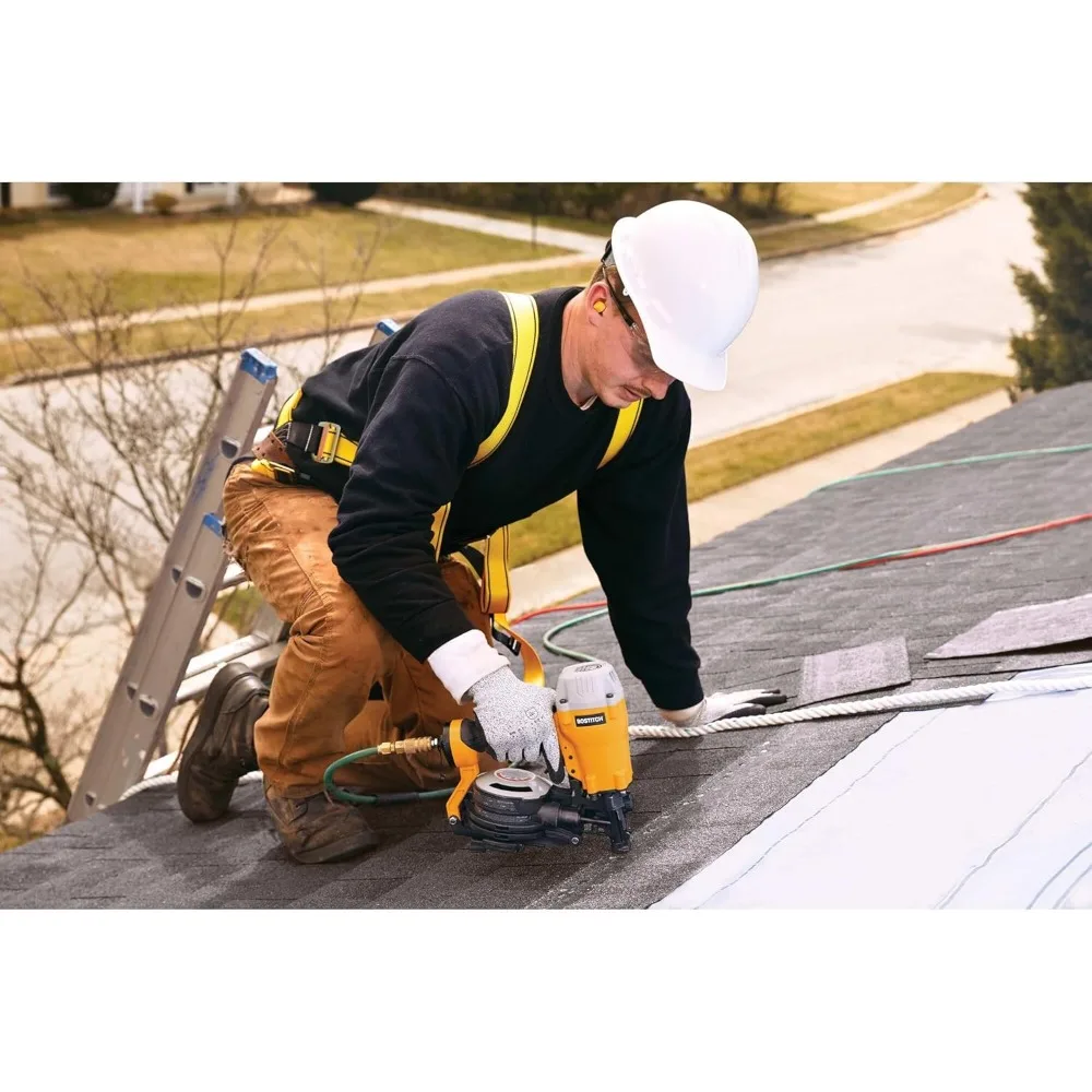 Clavadora neumática para techos en espiral de 15 grados de BOSTITCH, modelo BRN175A