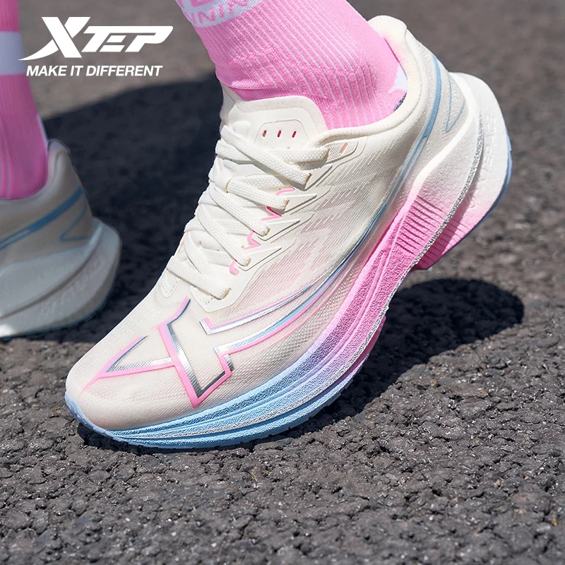 Xtep Shyft 1.0 Running Shoes for Women Durability Cushion Shock Absorption Stability Combat Breathable Sneakers 875318110084