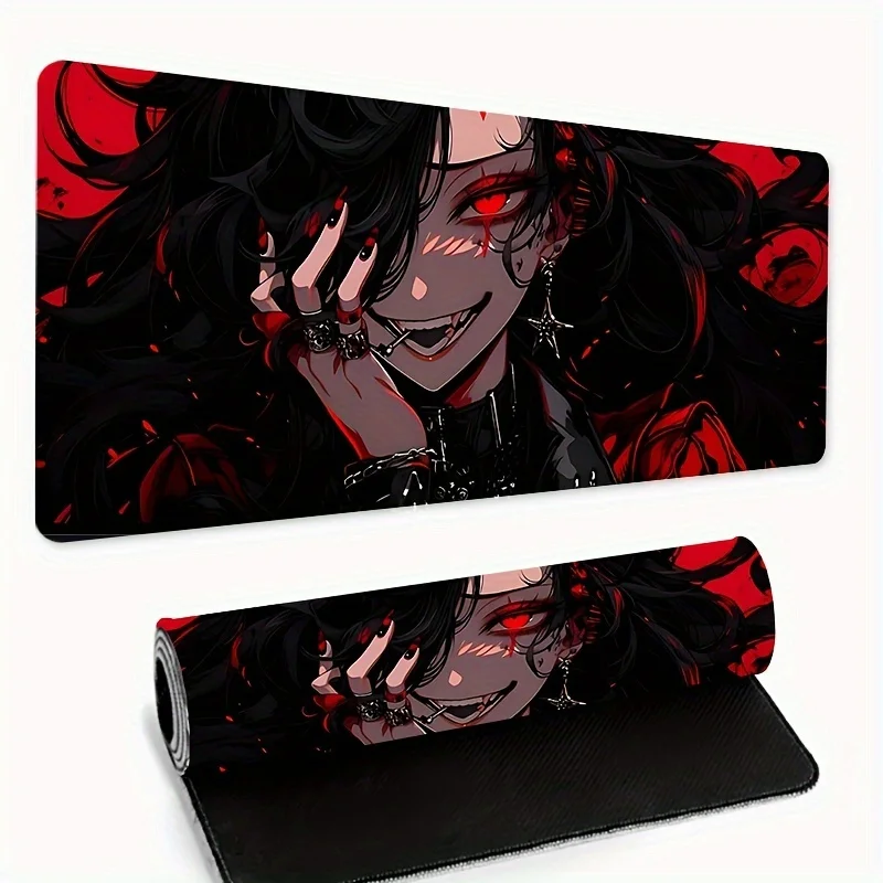 High-grade anti-slip mouse pad, with high-definition Halloween cartoon design, suitable for gaming and office use, an exquisite