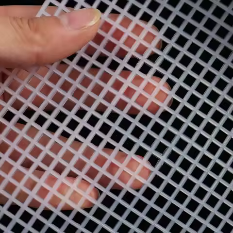 Handbag Accessories Plastic Bag Mesh Grid Durable White Mesh Cloth Canvas Bag Sheets