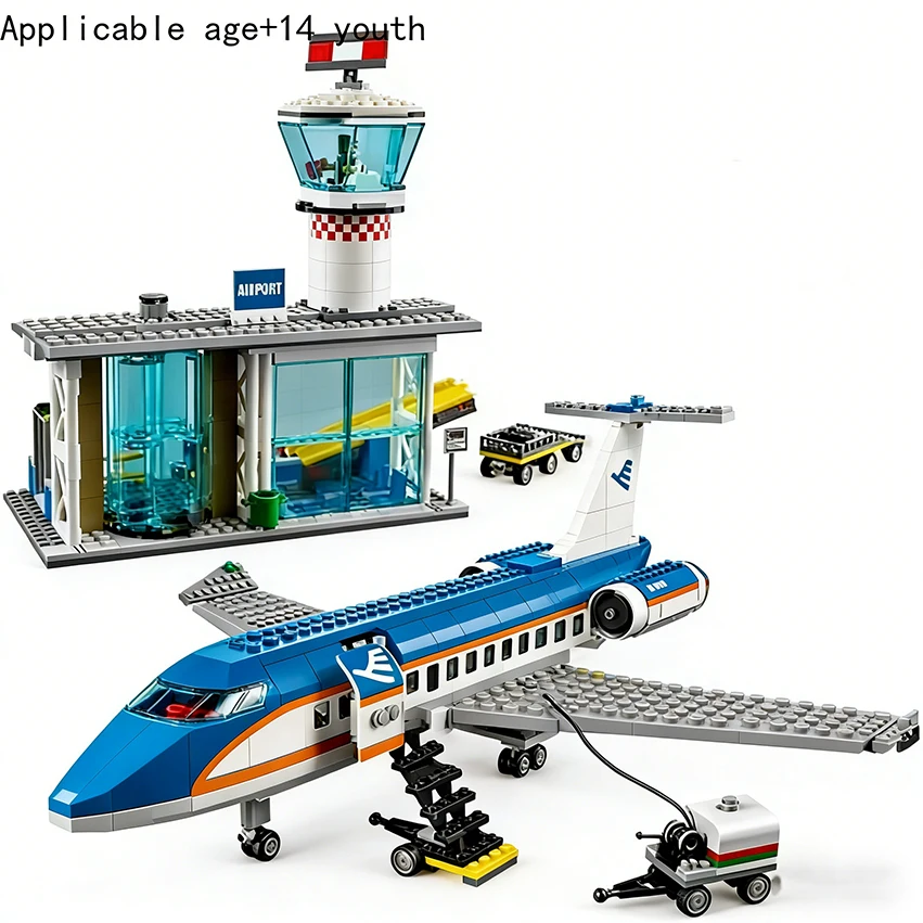 

В наличии: Конструктор «Аэропорт: Терминал и Самолет» — Модель Международного Аэропорта, Набор Кирпичиков, Игрушка, Рождественский Подарок