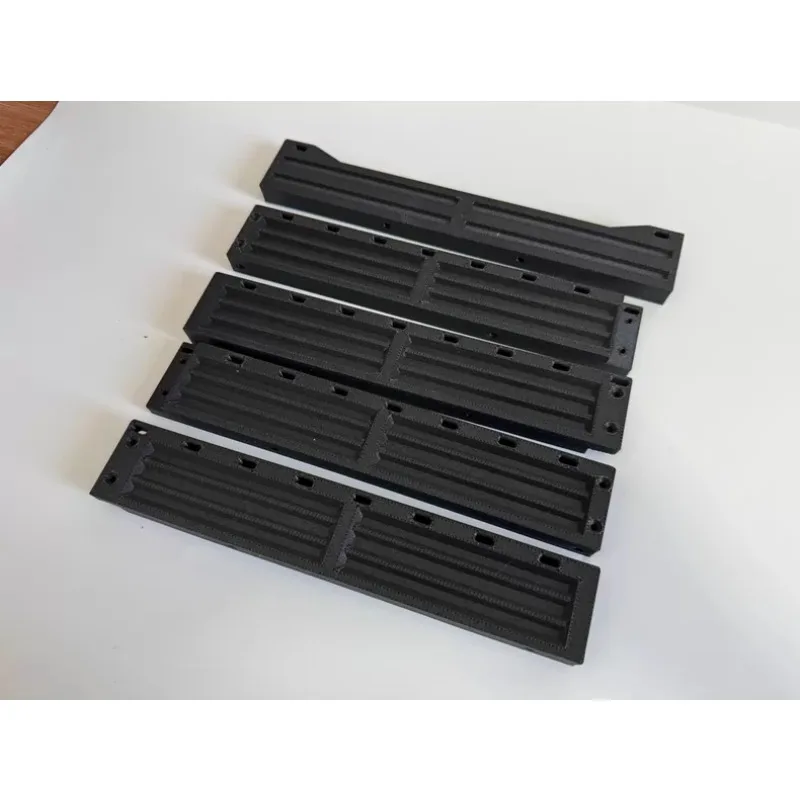 For CROSSRC EMO XL4 1/8 RC Crawler Rear Bed Side Panels-Scratch Protection Custom Look Upgrade Accessories DIY Drilling Fitment