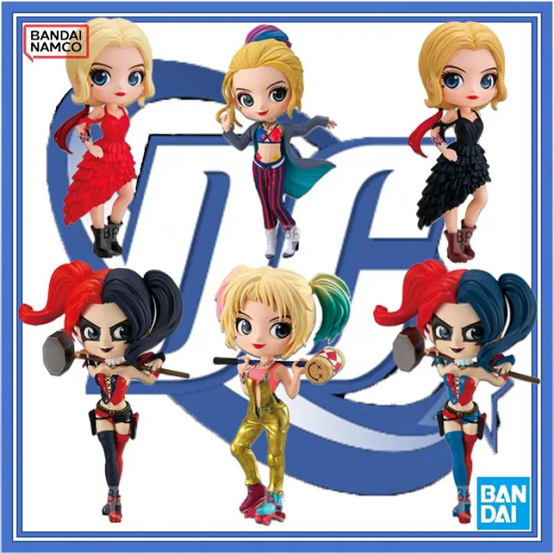 

Аутентичная Bandai Banpresto Qposket Suicide Squad DC Hero Harley Quinn, милая коллекционная призовая фигурка из ПВХ-идеальный подарок для фанатов