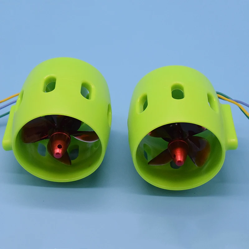 Motor para Barco a Control Remoto, Propulsor sin Escobillas, Accesorio para Barco RC, Alto Rendimiento, 4 Aspas, Voltaje de 12 V a 24 V, 20A