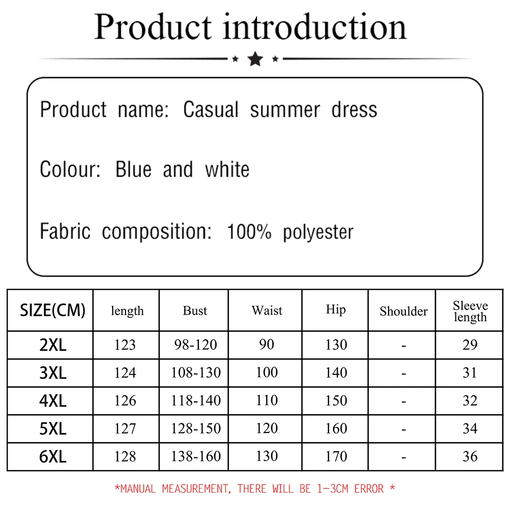 Plus size women\'s summer casual French dress Chiffon fabric blue and white porcelain style print elegant party dress loose long