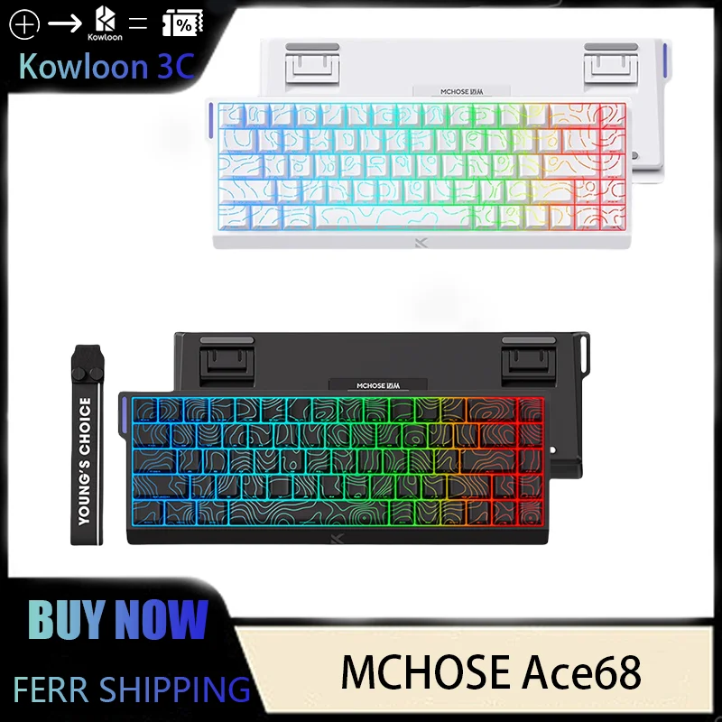 MCHOSE Ace 68 Pro Magnetic Keyboard Mechanical  Gaming Laptop Desktop PC Customized 0.01ms 8k Polling Rate Low Latency