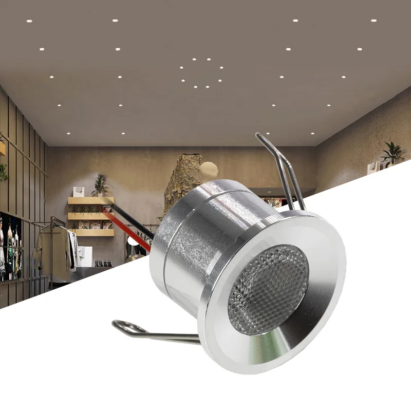 Mini faretto a Led per interni DC12V Downlight 2W faretto da incasso dimmerabile IP65 scala a soffitto in alluminio decorare Focos Spot LEDs