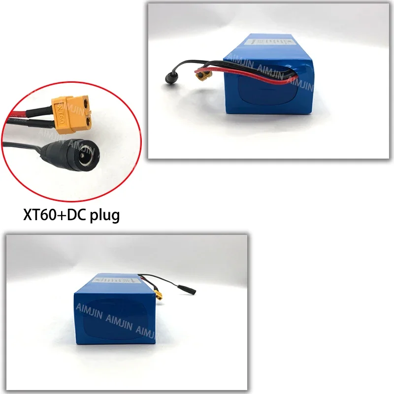 16S2P 60V 6.8Ah 18650 Li-Ion battery pack,for electric scooter refitting with BMS mountain bike Replace battery XT60 DC Plug