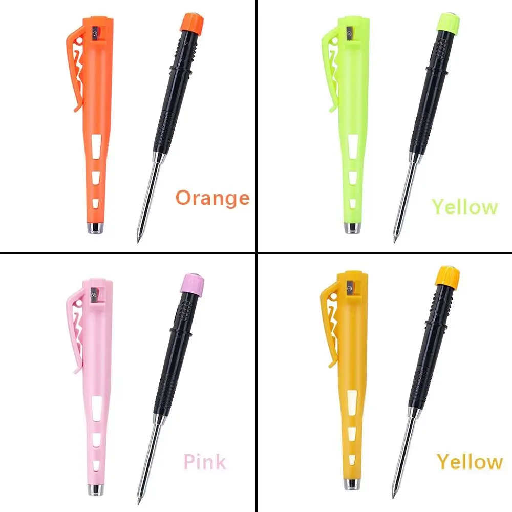 

Механический карандаш для столярных работ 2,8 мм с защитным чехлом, новым дизайном наконечника, встроенной точилкой и удлиненной головкой