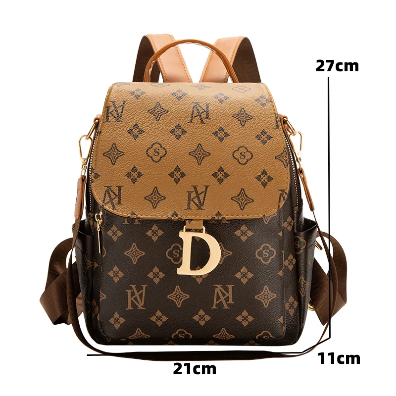 2024 New Large Capacity Backpacks Fashion Printed Shoulder BagsTravel Bags Women\'s Brand Designer School Bags for Teenage Girls