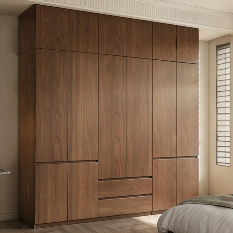 

Premium Solid Wood Wardrobe Modular Freestanding Closet for Bedroom Kids Room & Stylish Home Storage designer furniture