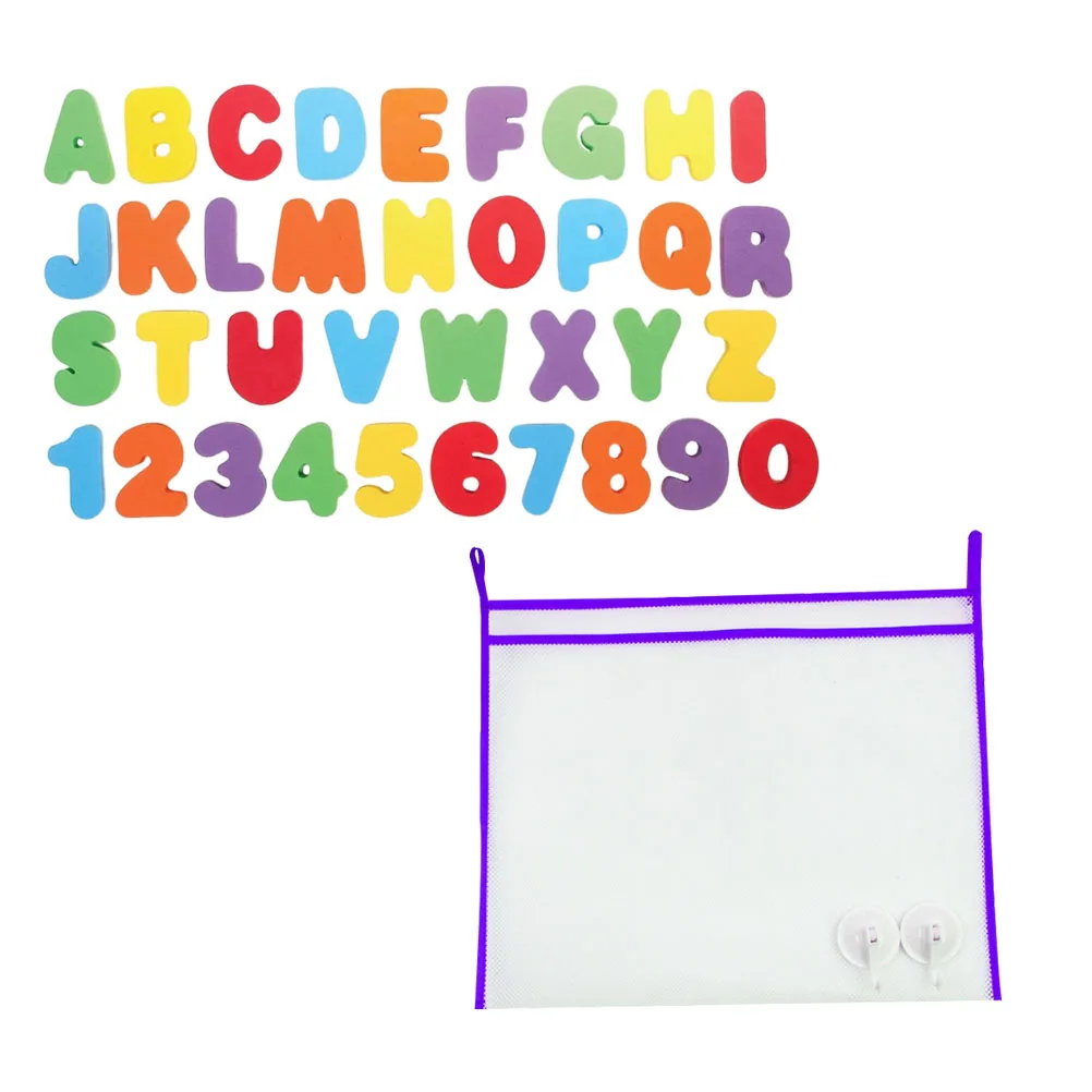 1 Juego de juguetes con números del alfabeto, Material EVA, seguro, ligero, aprendizaje cognitivo de Color, concepto Montessori para niños