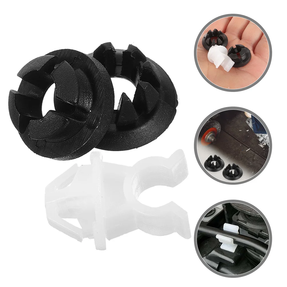 

1 Set Of Prop Rod Clip For Engine Support Bracket Clamp Retaining Grommet Adjustable Durable Car Hood Pole Clip Support Rods