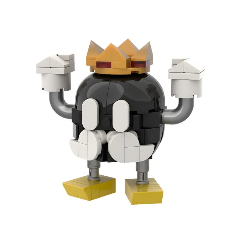 

MOC 108PCS Classic Arcade Game Character Building Blocks Cartoon Villain Construction Set Kawaii Desk Decor Action Figure Toys