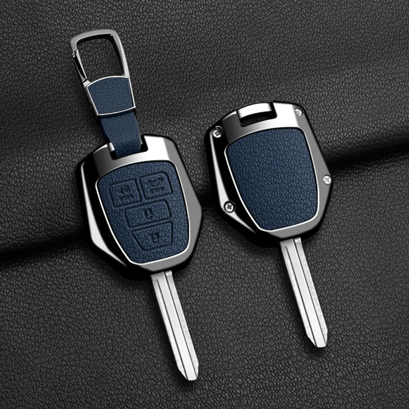 

For Toyota Yaris Tacoma Camry Corolla RAV4 Prius C Highlander 2012 - 2020 2/3/4 Button Metal Car Remote Key Fob Shell Cover