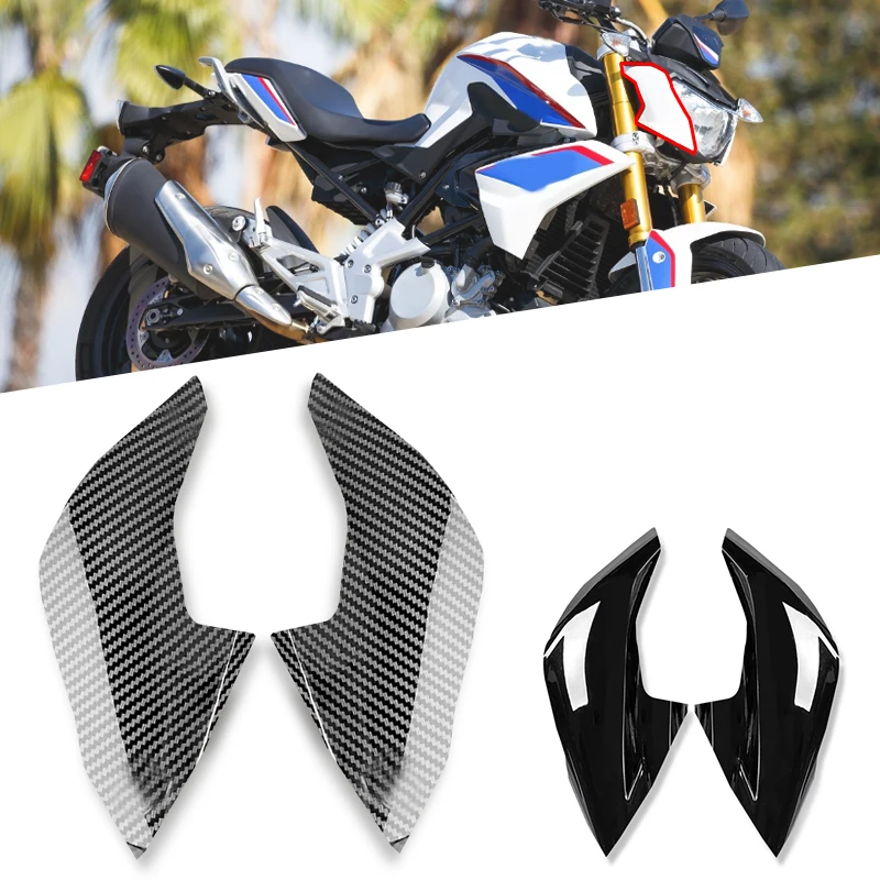 G310R Motorcycle Accessories Head Cover Side Plate Side Cover Fairing Carbon Fiber Paint G 310R Fit For BMW G310 R 2018-2023