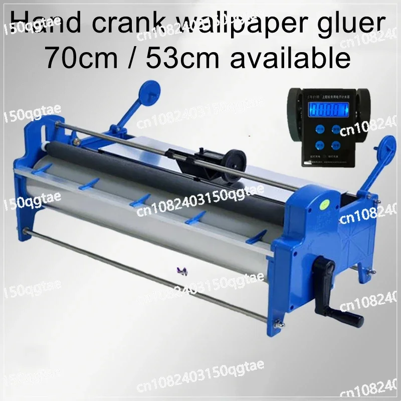 Manual Crank Wallpaper Gluing Machine Wallpaper Gluing Machine 53 70cm Coating Glue Applicator