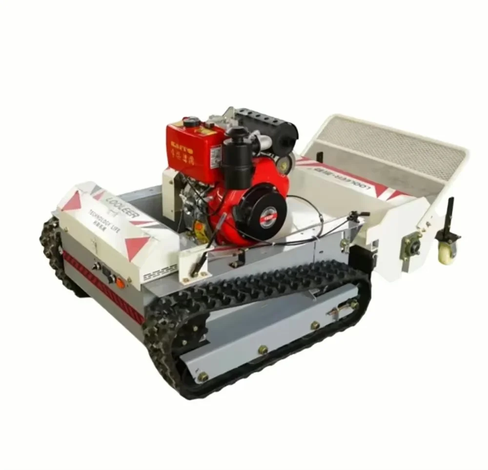 100cm width 2024 Newest products Diesel 16HP Powerful 80cm Width grass Weeding machine Remote control Lawn mower