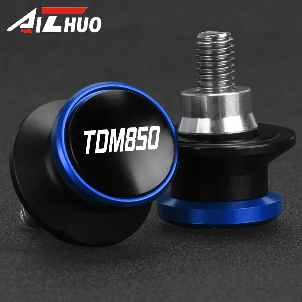 

For Yamaha TDM850 TDM 850 tdm850 1991-2023 2024 2025 2026 Motorcycle Accessories 6MM Swingarm Spools Sliders Rear Stand Screws