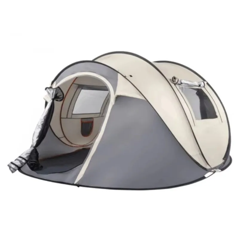2026  Outdoor Waterproof Automatic Boat Shape Tent For Picnic & Camping One Bedroom Structure