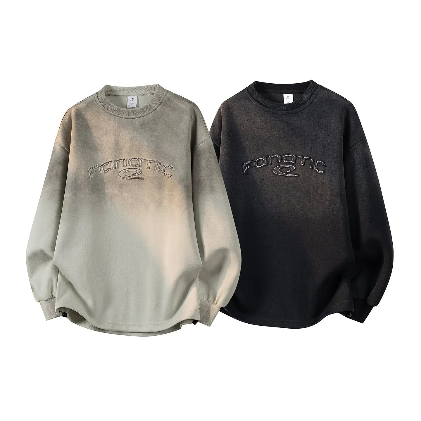 

Мужская толстовка Heavyweight Sweatirt с круглым вырезом и спортивным принтом, весенняя модная повседневная удобная толстовка из хлопка и полиэстера
