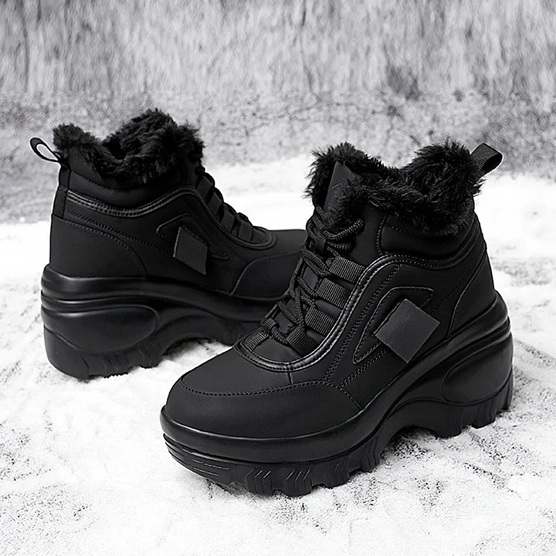 

Fashion Women's Vulcanized Shoes Thick Soled Warm Women's Shoes