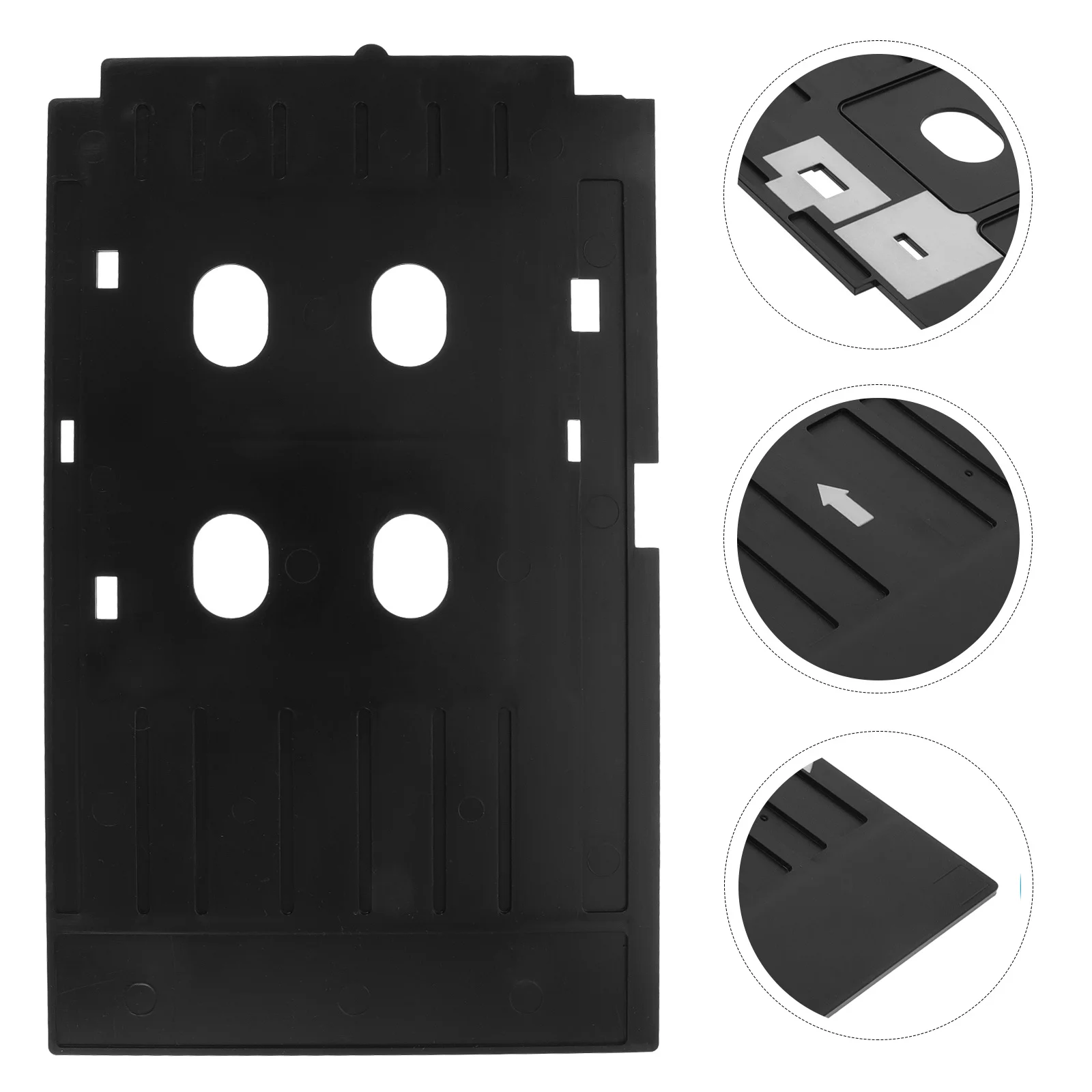 

Professional PVC Card Printer Tray Sturdy Long-Lasting Reusable Id Card Holder for Printing Machine Office School