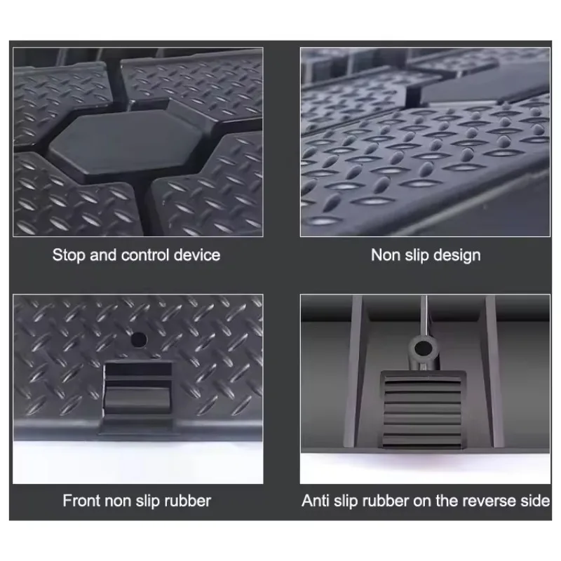 1 paar 90 cm antislip oprit draagbare auto lift oprit wassen oprit 2.5 T voertuig olie verandering reparatie beugel oprit emergency tool
