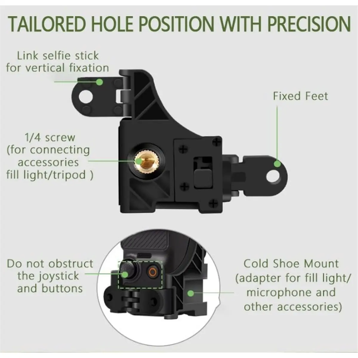 Magnetic Mount Stand for 3/ 4, Expansion Adapter with Safety Lock Magnetic Mount