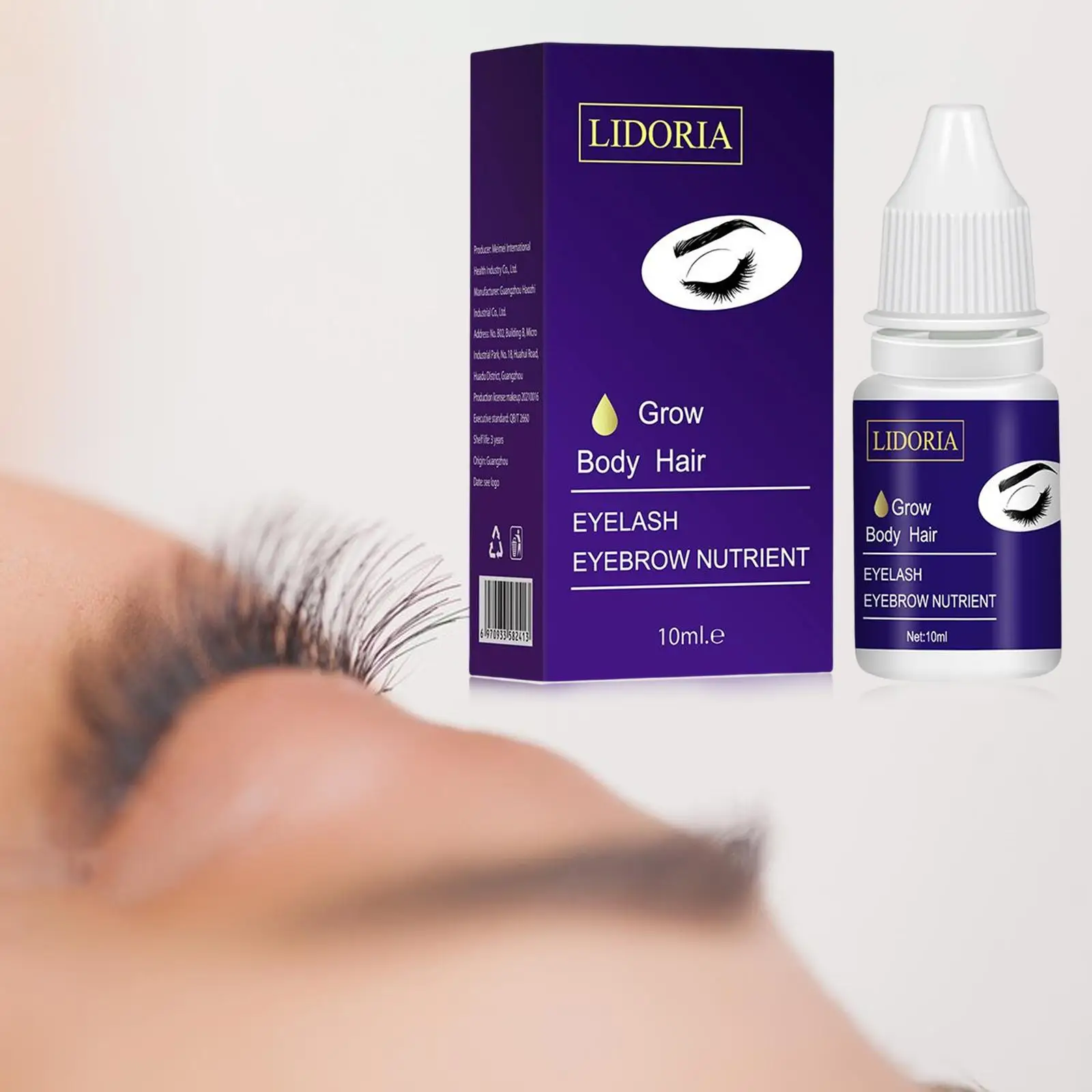 Brow and Lash Growth , Lashes Boost Conditioner 10ml Natural/ for Longer Fuller Thicker Eyebrows/