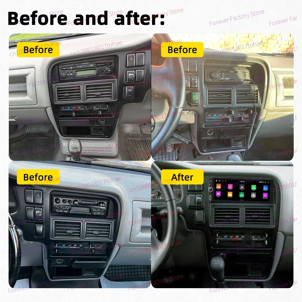 1 Din Android Radio For Opel Campo Frontera A Vauxhall Brava 1991-2000 Carplay Android Auto 6.86