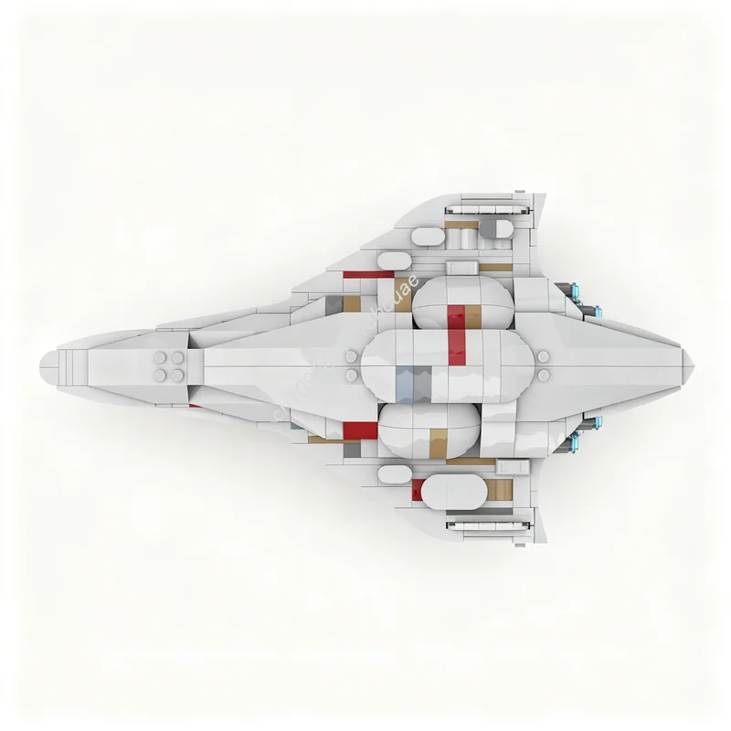 

548pcs MOC Star Battle Mon Calamari Shipyards Cruiser Model Building Toys Blocks Construction Christmas Gifts Education Brick