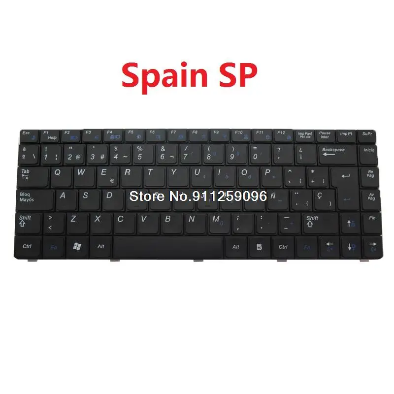 

Laptop Keyboard For Samsung R467 R463 R465 R428 R429 R439 English US Spain SP Russia RU Black