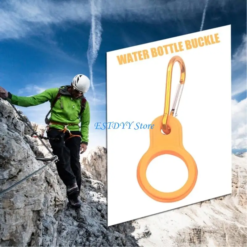 G6DE 5pack Quickly Release Hydratation Clip Durability Silicones Bottles Attachments