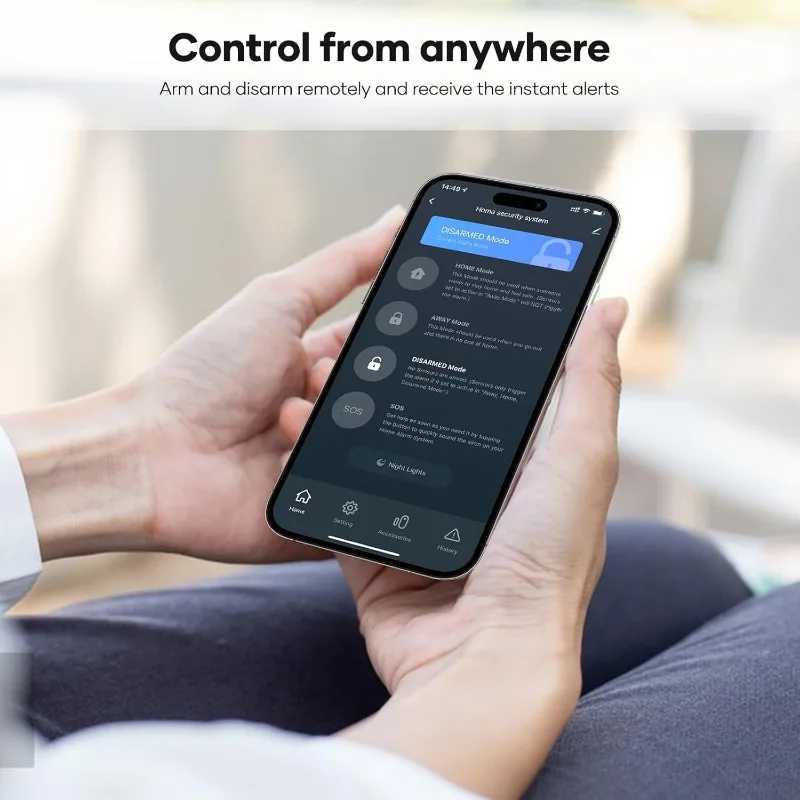 Alarm System for Home Security, DIY Door Alarm Security Systems, Smart App Alerts