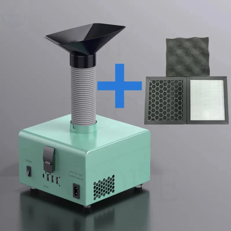 SK-102 레이저 연기 흡수기 금속 납땜 연기 추출기 청정기, 레이저 조각기 절단, 목재 연소 3D 프린터