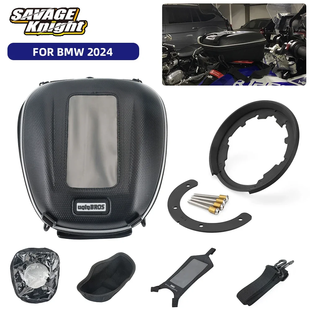 

2024 F900GS ADV F800GS Tanklock Flange Tank Bag Luggage Storage Suitcase For BMW F750GS F850GS S1000XR F900R F900XR F800 F900 GS