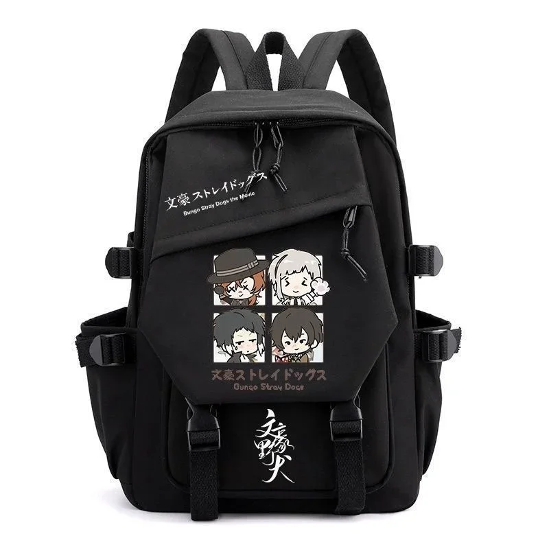 Anime Bungo Stray dogs cartoon backpack teenagers schoolbag bookbag men women fashion cosplay laptop outdoor travel mochila