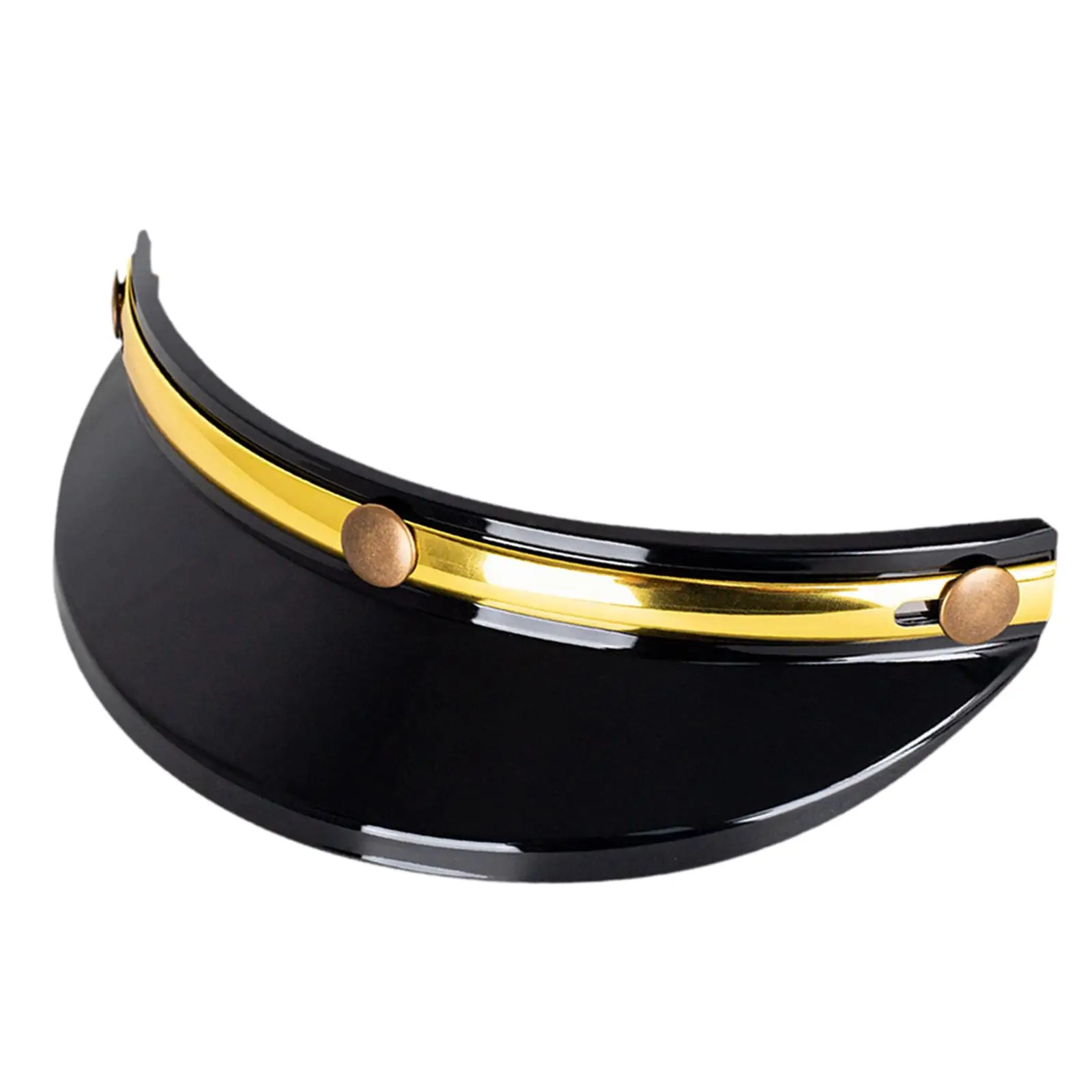 Visor Peak 3 Snaps Sun Shade Protector for 3/4 Helmets Parts
