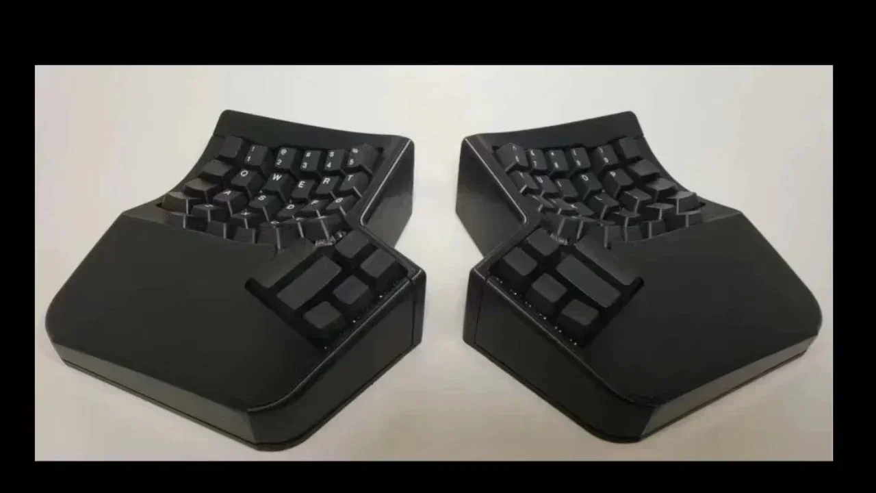 Kinesis-Kit de teclado dividido personalizado, ajuste Qmk, 2,4g, inalámbrico, intercambio en caliente, tecla Vial, diseño de Change10-layer, FDM, diseño de carcasa impresa en 3D