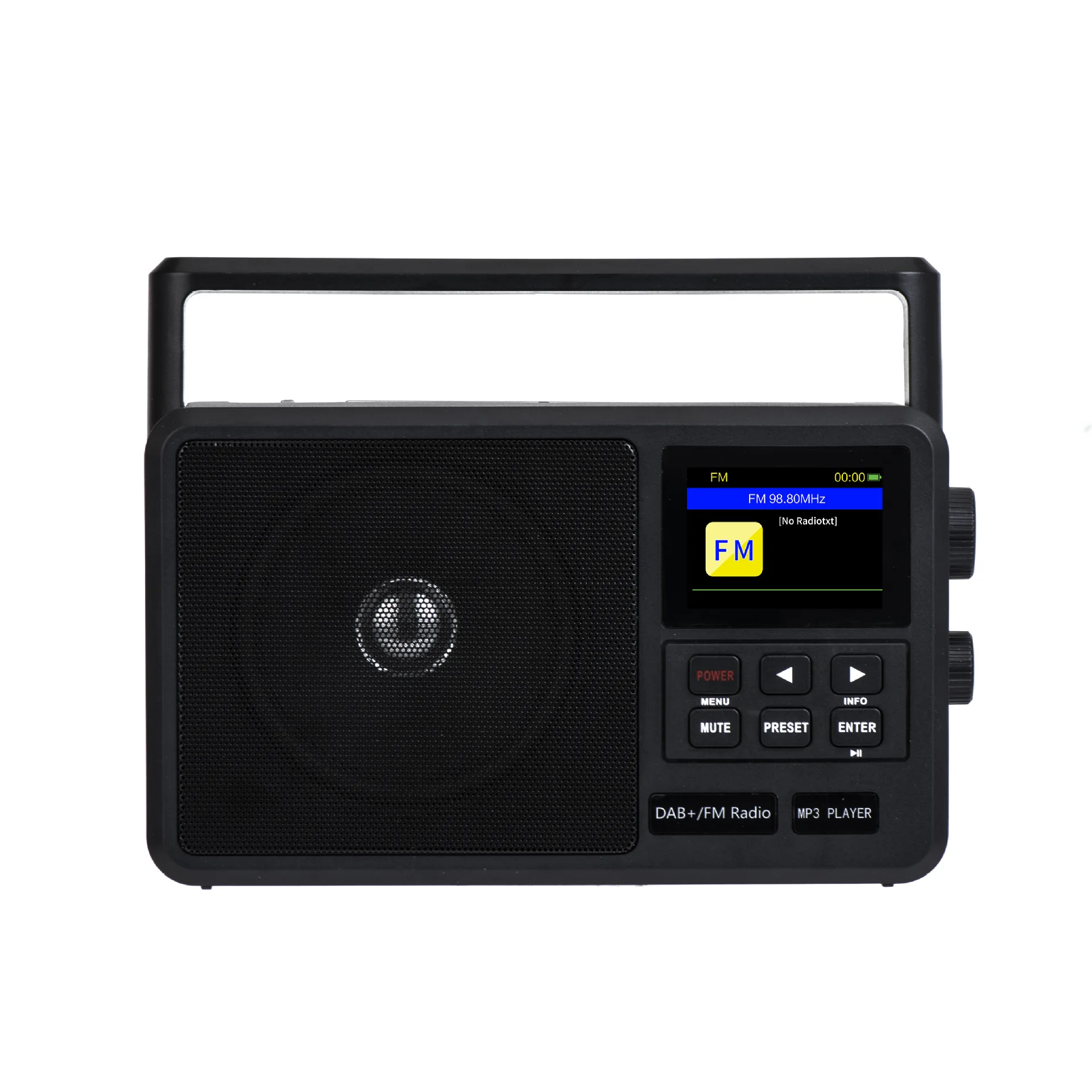 CS-806 draagbare internet FM-radio, draagbare multifunctionele DAB FM-radio