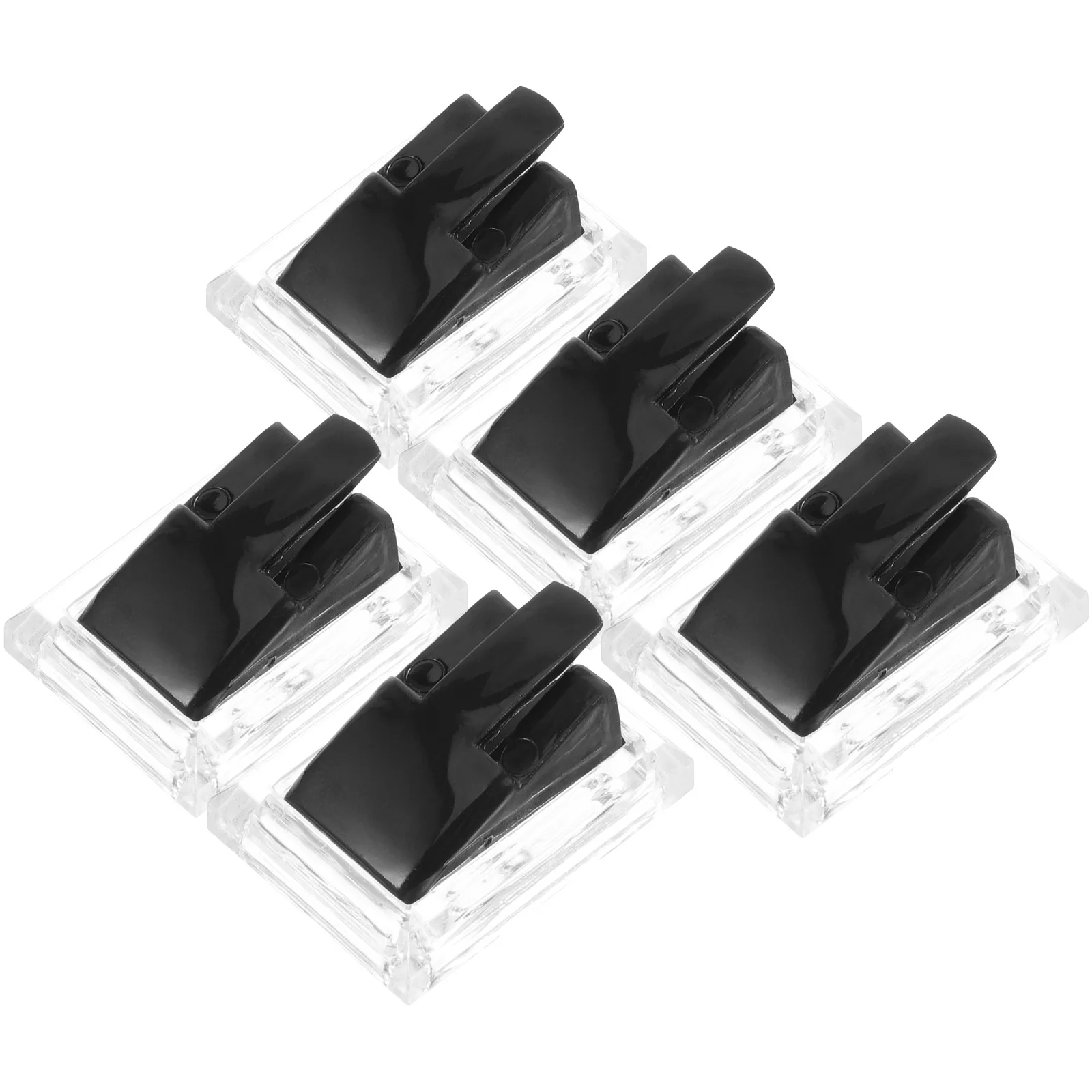 

5Pcs Acrylic Ring Display Stand Jewelry Holder Durable Desktop Organizer Ring Storage Holder for Showcase Store Home